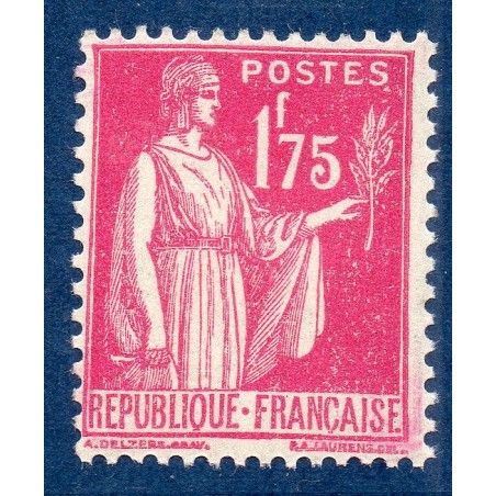 Timbre France Yvert No 289 Type paix Rose lilas neuf **