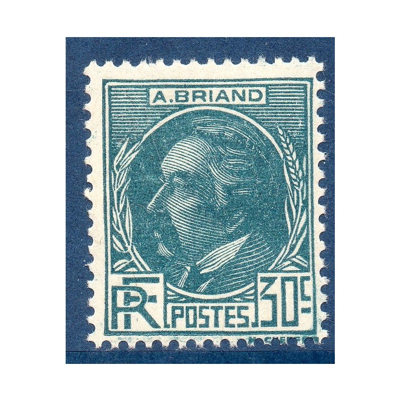 Timbre France Yvert No 291 Aristide Briand neuf **