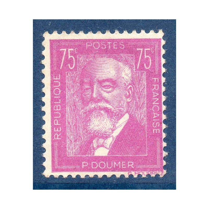 Timbre France Yvert No 292 Paul Doumer neuf **