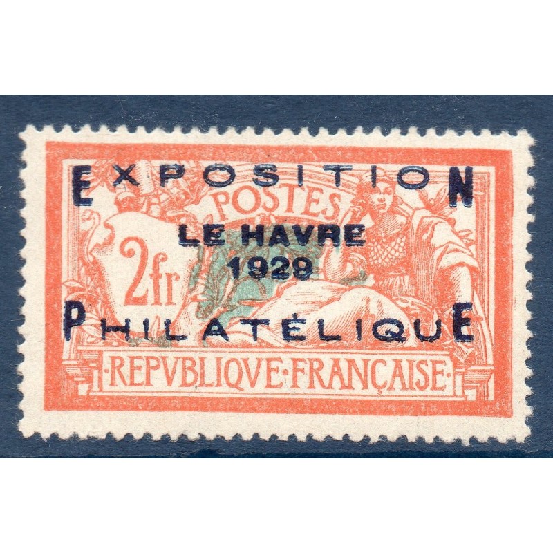 Timbre France Yvert No 257A Exposition du Havre neuf **