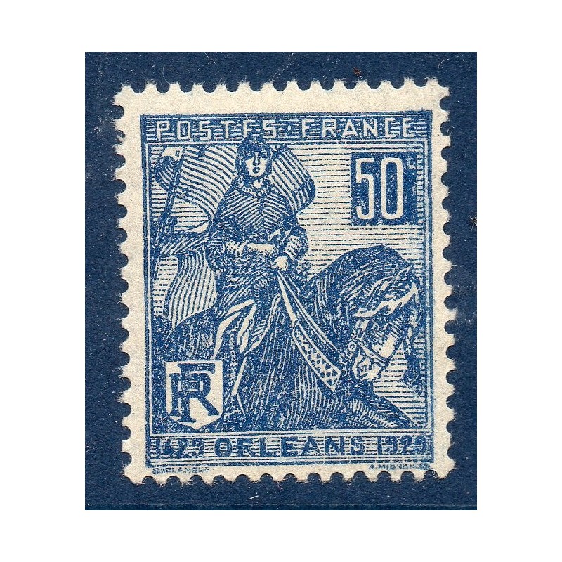 Timbre France Yvert No 257 Jeanne d'Arc neuf **