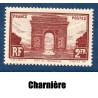 Timbre France Yvert No 258  Arc de triomphe neuf * avec charnière