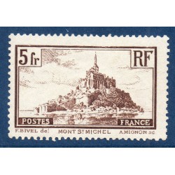 Timbre France Yvert No 260a Mont Saint-Michel Type I neuf **