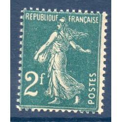 Timbre France Yvert No 239 type Semeuse Fond plein vert bleu neuf **