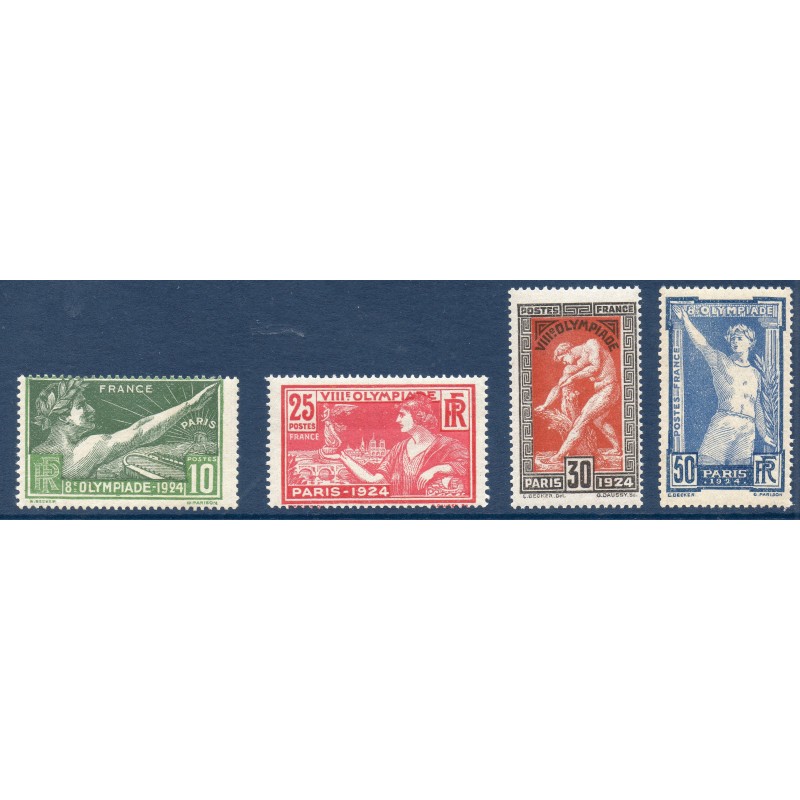 Timbre France Yvert No 183-186 Jeux olympiques neuf **