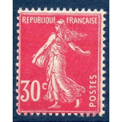 Timbre France Yvert No 191 Semeuse fond plein 30ct rose neuf **