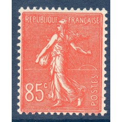 Timbre France Yvert No 204 Semeuse lignée 85ct Rouge neuf **