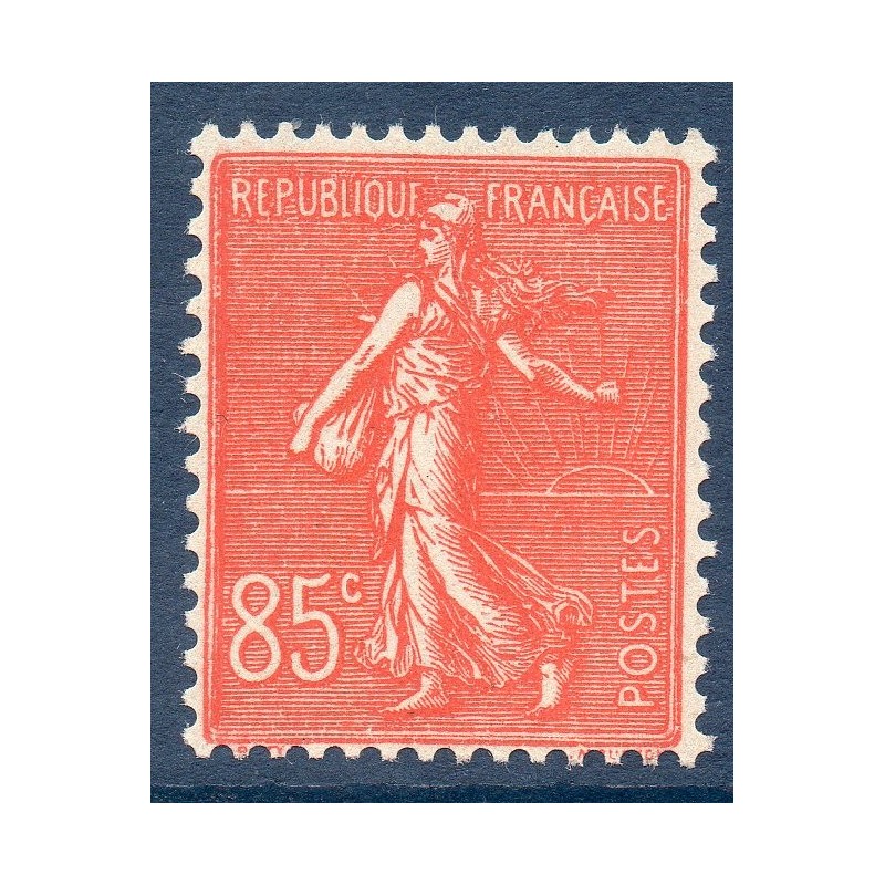 Timbre France Yvert No 204 Semeuse lignée 85ct Rouge neuf **