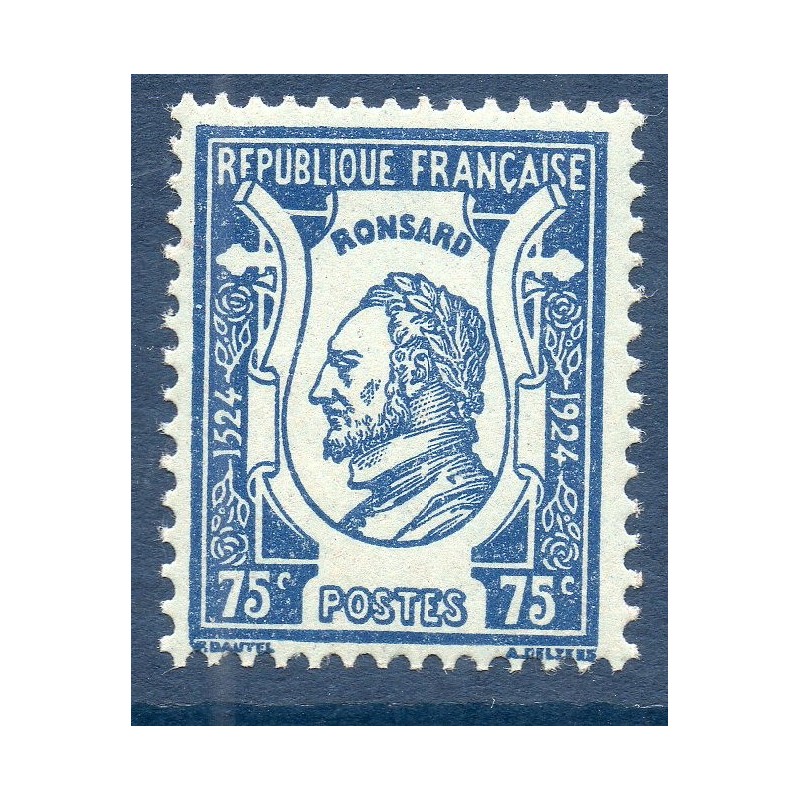 Timbre France Yvert No 209 Pierre de Ronsard neuf **