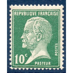Timbre France Yvert No 170 Pasteur 10 vert neuf **