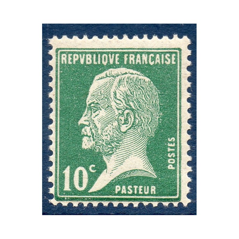 Timbre France Yvert No 170 Pasteur 10 vert neuf **