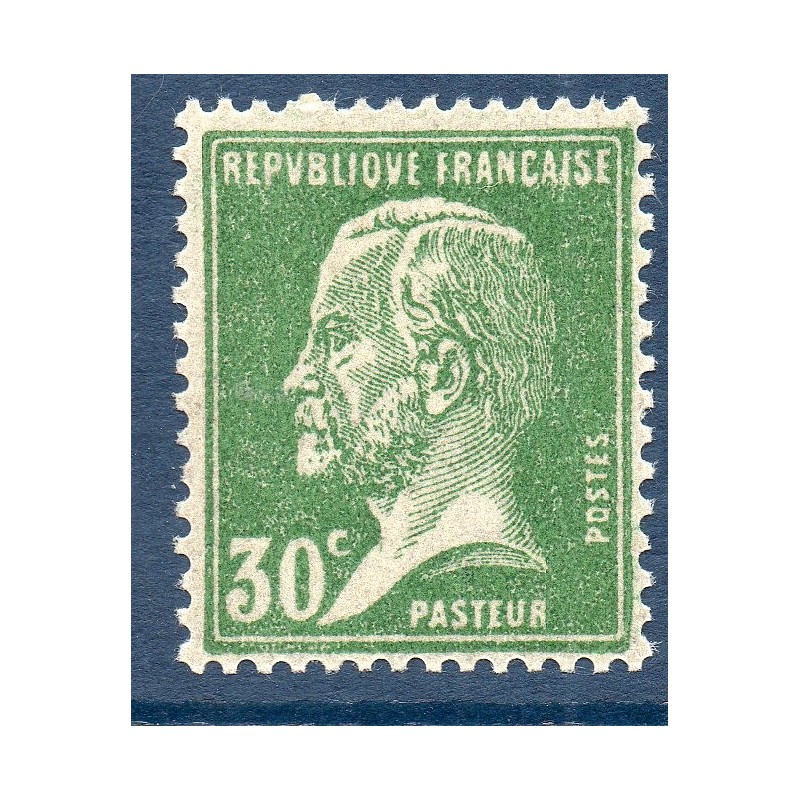 Timbre France Yvert No 174 Pasteur 30 vert neuf **