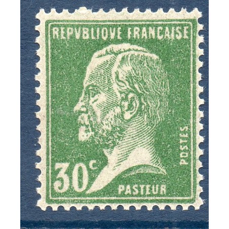 Timbre France Yvert No 174 Pasteur 30 vert neuf **