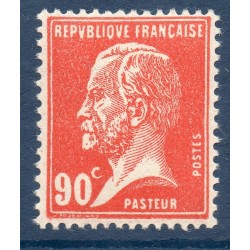 Timbre France Yvert No 178 Pasteur 90 rouge neuf **