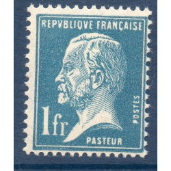 Timbre France Yvert No 179 Pasteur 1 Franc bleu neuf **