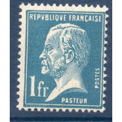 Timbre France Yvert No 179 Pasteur 1 Franc bleu neuf **