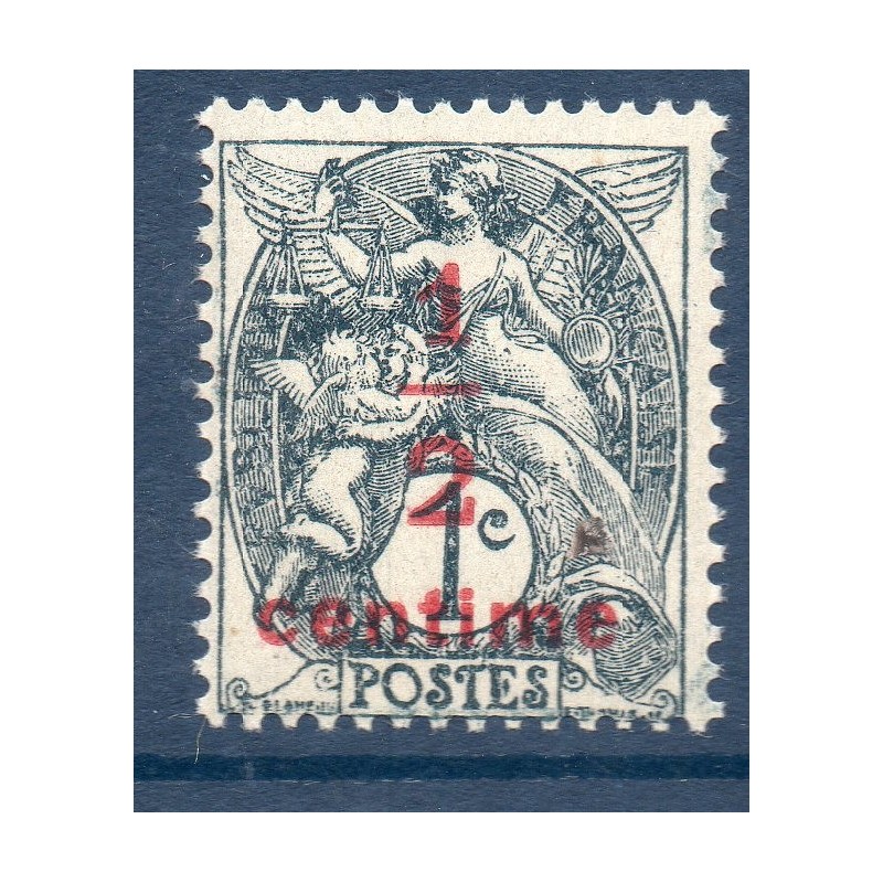 Timbre France Yvert No 157 Type blanc surchargé neuf **