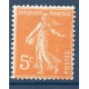 Timbre France Yvert No 158 Type semeuse fond plein orange neuf **