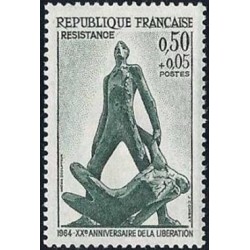 Timbre France Yvert No 1411 Résistance