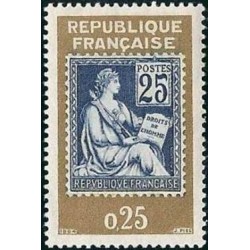 Timbre France Yvert No 1415 Philatec type Mouchon