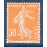 Timbre France Yvert No 141 semeuse fond plein 30c Orange neuf **