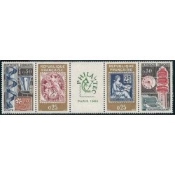 Timbre France Yvert No 1417A Bande Philatec