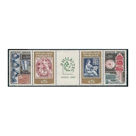 Timbre France Yvert No 1417A Bande Philatec