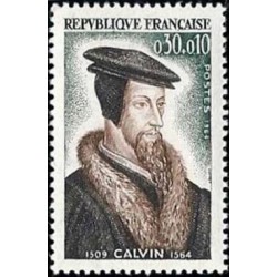 Timbre France Yvert No 1420 Jean Calvin