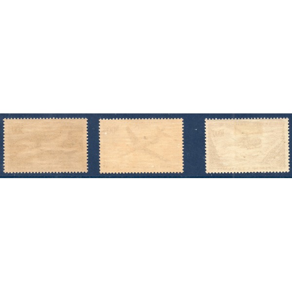 Timbres France Poste Aérienne Yvert 35-37 Série prototypes neuf * avec charnière