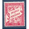 Timbre France Taxes Yvert 42A Type Duval 3f Lilas-rose neuf **