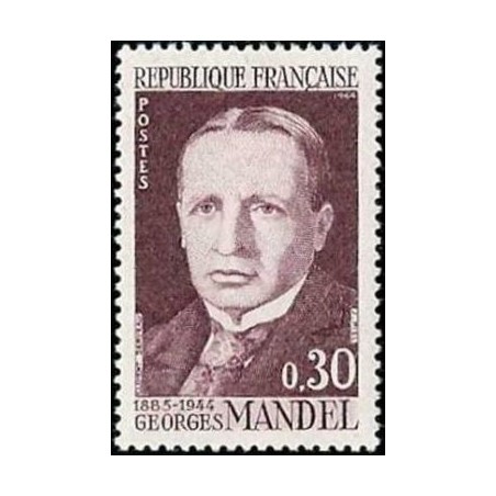 Timbre France Yvert No 1423 Georges Mandel