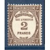 Timbre France Taxes Yvert 62 Type Recouvrement 2f sépia neuf **