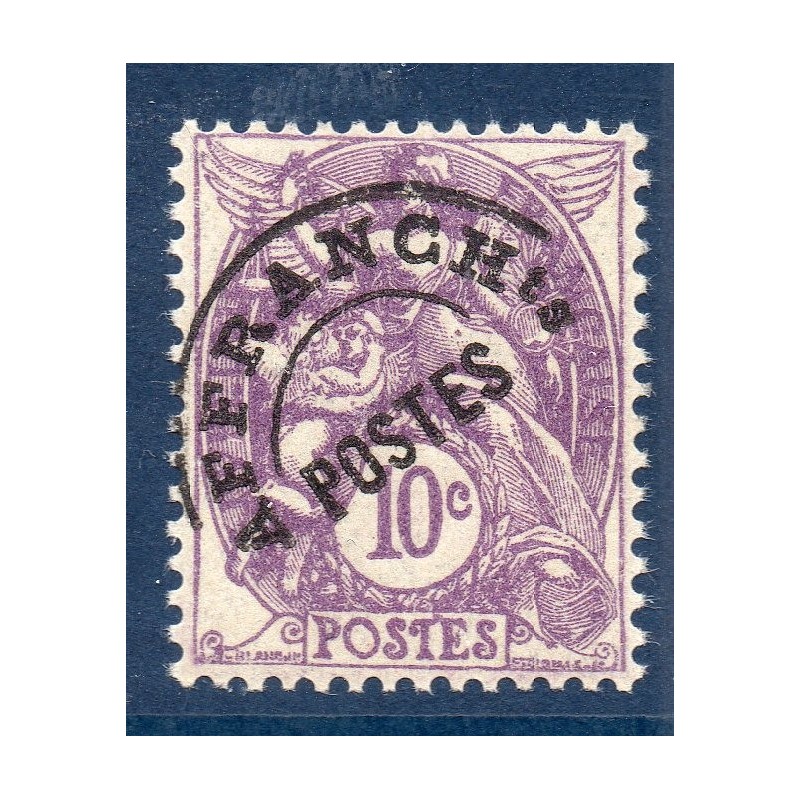 Timbre France Préoblitérés Yvert 43 Type blanc 10c violet neuf **