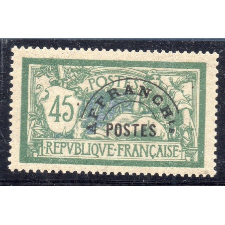 Timbre France Préoblitérés Yvert 44 Type Merson 45c vert et bleu TBC neuf **