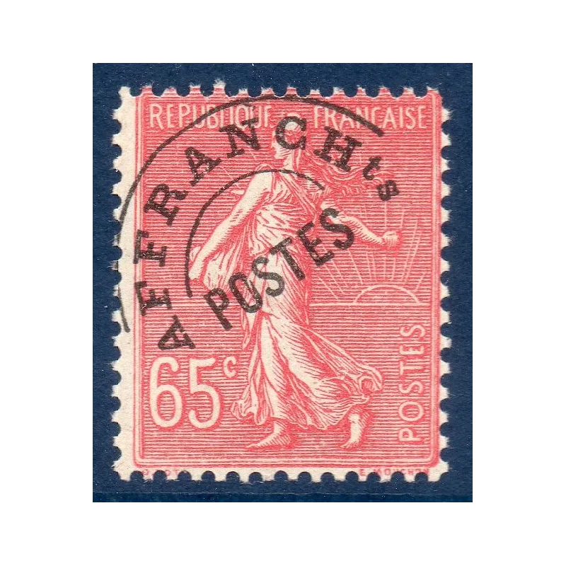 Timbre France Préoblitérés Yvert 48 Type semeuse 65c Rose neuf ** Timbre France Préoblitérés Yvert 48 Type semeuse 65c Rose neuf **