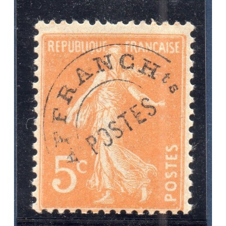 Timbre France Préoblitérés Yvert 50 Type semeuse 5c orange neuf **