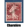 Timbre France Préoblitérés Yvert 54 Type semeuse 20c lilas-brun neuf * avec charnière