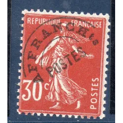 Timbre France Préoblitérés Yvert 61 Type semeuse 30c rouge sombre neuf **