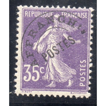 Timbre France Préoblitérés Yvert 62 Type semeuse 35c violet neuf **
