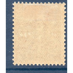 Timbre France Yvert No 132 semeuse lignée 25c bleu neuf * avec charnière