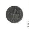 1/4 ou quart d'Ecu Croix de Face 1595 T Nantes Charles X pièce de monnaie royale