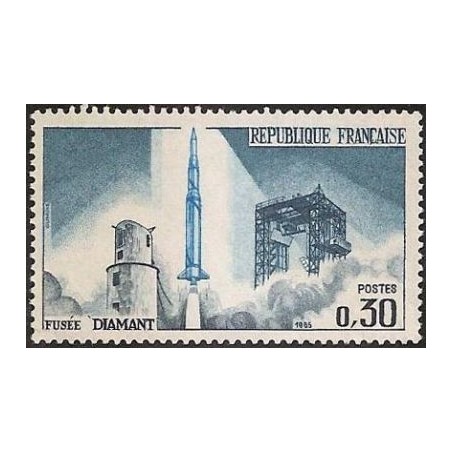 Timbre France Yvert No 1464 Fusée Diamant