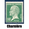 Timbre France Yvert No 170 Pasteur 10ct vert neuf * avec trace de charnière