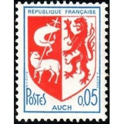 Timbre France Yvert No 1468 Blason d'Auch