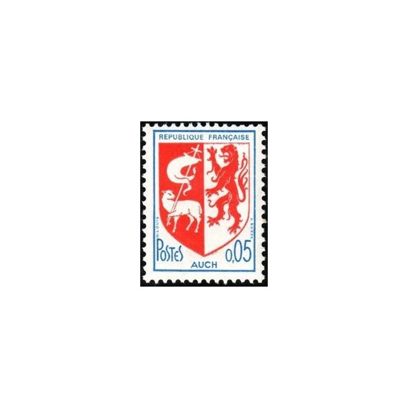 Timbre France Yvert No 1468 Blason d'Auch