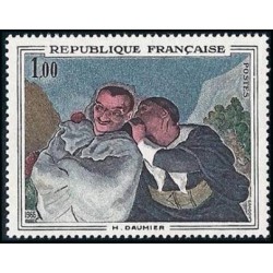 Timbre France Yvert No 1494 Daumier, Crispin et Scapin