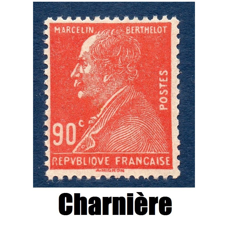 Timbre France Yvert No 243 Marcelin berthelot neuf * avec trace de charnière