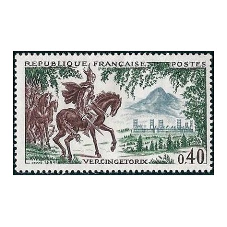 Timbre France Yvert No 1495 Vercingétorix