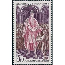 Timbre France Yvert No 1497 Charlemagne