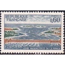 Timbre France Yvert No 1507 Usine marémotrice de la Rance